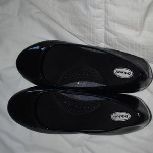 Dr. Scholl’s Black Shiny Flats